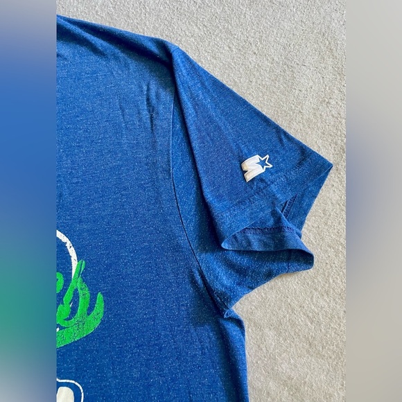 Starter Seattle Seahawks NFL Men’s T-Shirt Blue Size Large Short Sleeve - Picture 6 of 7
